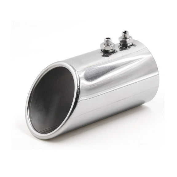 Unique Bargains Universal 65mm 2.6" Inlet Dia Car Truck Exhaust Muffler Tail Pipe Decorative Tip