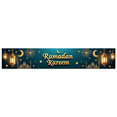 thumbnail image 3 of Elegant Ramadan Kareem Decor Star Moon Elements Banner for Celebrations Gathering Background Blessings Backdrop Lantern Prayer Decorations, 3 of 8
