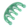 thumbnail image 1 of Five Teeth Meridian Massage Comb Resin Big Teeth Head Acupoint Therapy Artifact Claws Decompression Portable Scalp Comb, 1 of 5