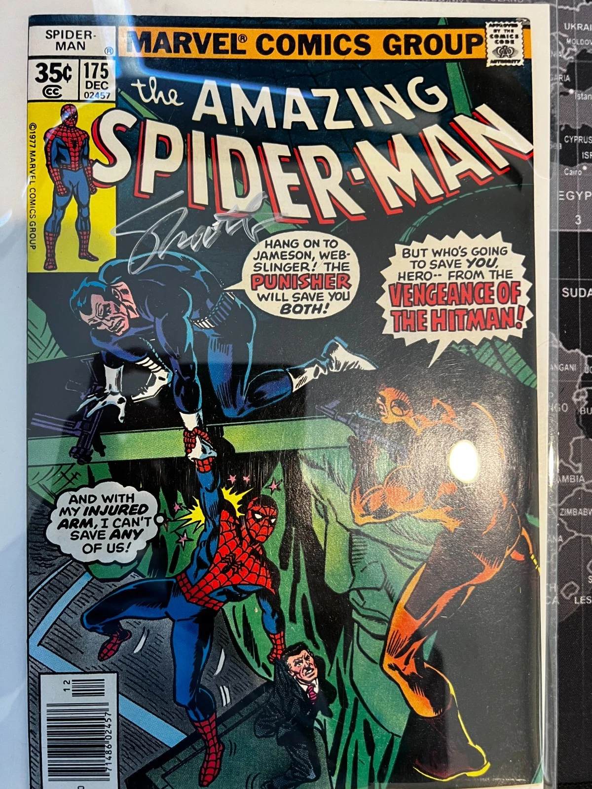 Amazing Spider-Man #175 Signed Jim Shooter