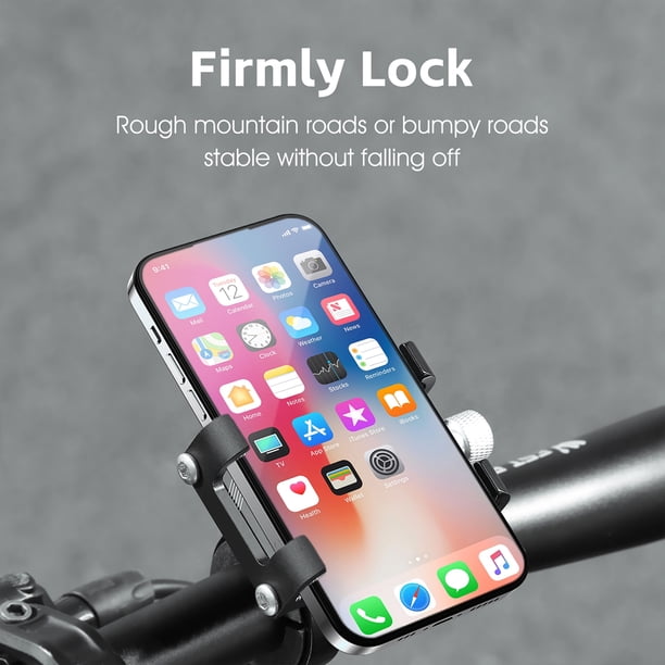 Support Téléphone Vélo En Alliage Aluminium – Griffe D’aigle Anti-secousses