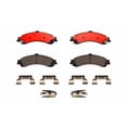 thumbnail image 1 of Brembo Brake Pad P10040N NAO; FMSI Number D975-7707; Ceramic; Set Of 4; With Hardware, 1 of 2