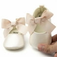 thumbnail image 3 of Tao Tao Baby Girls' Newborn Infant Girls' Ballet Crib Shoe White 12-15Months, 3 of 5