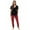 Buffalo Plaid - Red Black, variant on Just Love Women Sleepwear Jogger Sets Woman Pajamas (Buffalo Plaid - Red Black, X-Large)