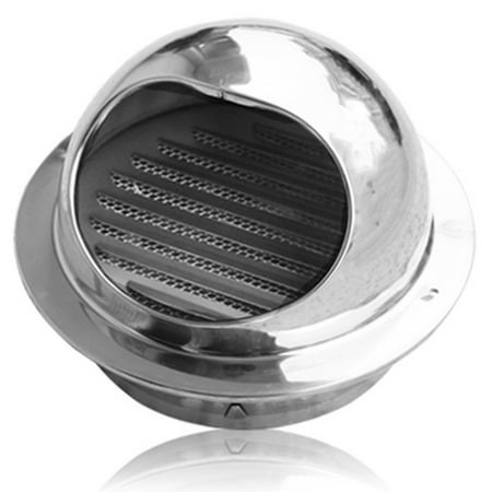 

250mm Stainless Steel Exhaust Hood Wall Wall Vent Cap Vent Bull Nose Bathroom Extractor Outlet Grille Louvres