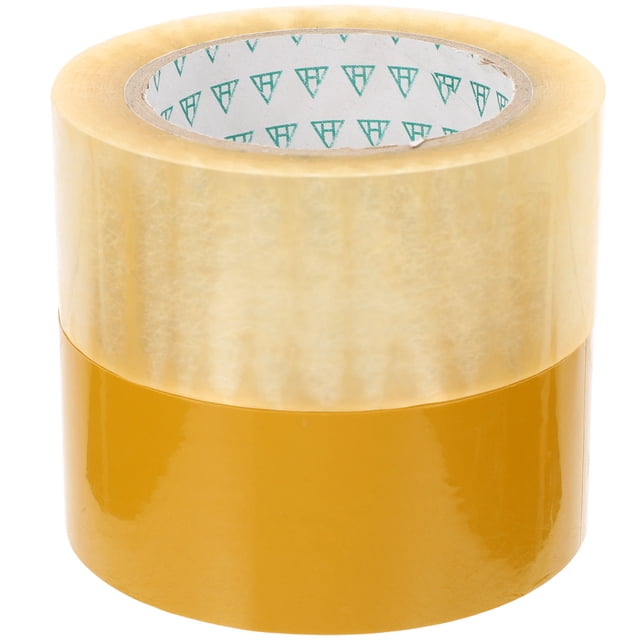 OUNONA 2 Rouleaux de Ruban d'Emballage Transparent BOPP pour Bureau