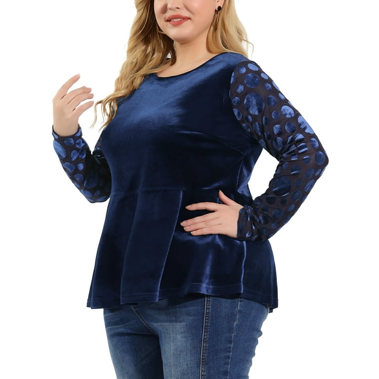 Puff sleeve deals plus size tops