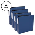 thumbnail image 7 of Economy 3 Ring Binders, 3" Round Rings, 460-Sheet Capacity, Blue, 4 Pack (17703), 7 of 7