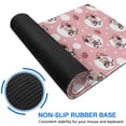 thumbnail image 6 of Long Mouse Pads for Desk,Pink Cow Strawberry Hat Pattern Desk Mats on Top Of Desks, Desk Mouse Pad Extra Large with 3mm Non-Slip Base and Stitched Edge for Gaming,Office,Work,Home 31.5"x11.8", 6 of 6