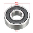 thumbnail image 2 of Deep Groove Ball Bearing 6000-2RS Single Sealed 10mm x 26mm x 8mm Chromium Steel, 2 of 4