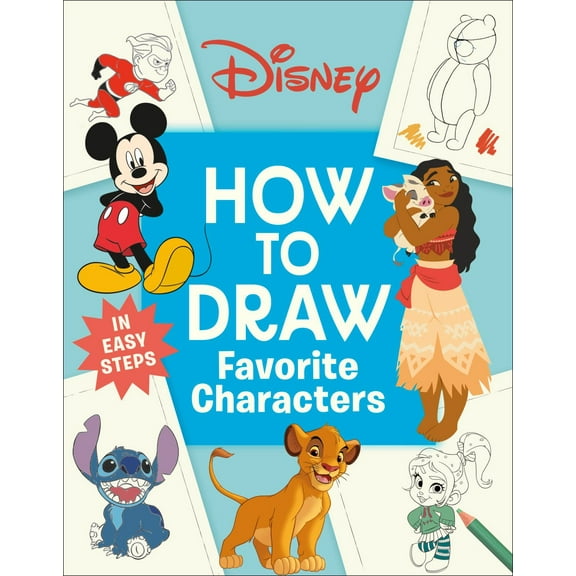 Disney How to Draw Favorite Characters (Paperback)