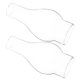 thumbnail image 4 of 2 pantallas de lámpara de queroseno de vidrio de repuesto delicadas, pantalla de lámpara de vidrio transparente, chimenea de lámpara, 4 of 8