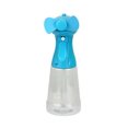 thumbnail image 1 of Portable Water Mist Spray Fan Outdoor Summer Cooling Mist Sprayer Handheld Electric Fan, Blue, 1 of 6