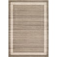 thumbnail image 1 of Unique Loom Del Mar Collection Contemporary Transitional Area Rug, 7' x 10', Light Brown/Beige, 1 of 2