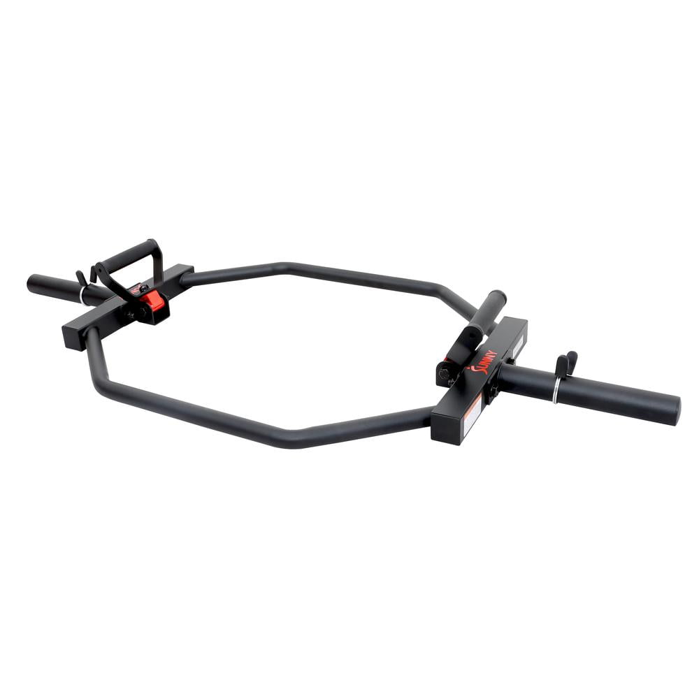 Sunny Health & Fitness Olympic Barbell Hex Weight Trap Bar with Free SunnyFit® App OB-TRAP