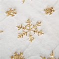 thumbnail image 1 of Hbdhejl Table Flag White Plush Table Flag Dining Room Family Table Decorative Cloth White Snowflake Decorative Table Flag, 1 of 5