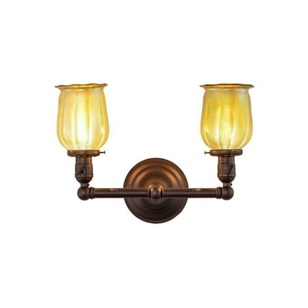 

2-Light Revival Chelsea Favrile Wall Sconce