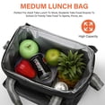 thumbnail image 6 of Large Lunch Bag, Insulated Lunch Box with Adjustable Shoulder Strap, 6 of 7