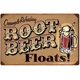 thumbnail image 1 of Letrero de aluminio de metal con diseño de cerveza de raíz retro vintage para cafetería, restaurante, decoración, tamaño: 12 x 8 pulgadas, 1 of 4