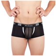 thumbnail image 2 of TIHLMK Men Underwear Comfortable Sweat-absorbent Ice-Silk Cool Boxer Splic Briefs, 2 of 8