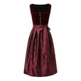 thumbnail image 5 of Wdgfv Bavarian Oktoberfest Dirndl Dress Traditional for Women Elegant Laced Vest Apron Festival, 5 of 7