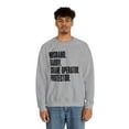 thumbnail image 4 of Crane operator Dad Fathers Day Birthday Ideas Sweatshirt, Gifts, Crewneck, 4 of 4