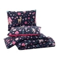 thumbnail image 4 of Urban Playground Kids Fairy Garden 3-Piece Comforter Set, Navy/Pink, Full/Queen, 4 of 8