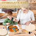 thumbnail image 3 of VATENICK 12 Inch Wood Circles for Crafts, 5Pcs Unfinished Wood Crafts, DIY Wood Rounds for DIY Signs, Painting, Crafts, Holiday Home Decorations, 3 of 7