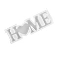 thumbnail image 1 of Toystoory Molde de resina epoxi con pegamento de cristal hecho a mano, tablero completo, molde de silicona con letras digitales para hacer joyas de resina, Artesanía Molde para el hogar Toystoory HA001534-02, 1 of 1