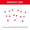 thumbnail image 3 of Miangastore Valentine Decoration White Cotton Thread 2Pcs 79x1in, 3 of 8
