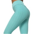 thumbnail image 6 of Leggings For Women Tummy Control Activewear Sportwear Yoga Pants - 3 Pack Black-Olive-Teal, X-Large, 6 of 6
