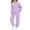 Purple, variant on dazeni Girls Fleece Lined Athletic Sweatsuit Cute Love Heart Print Long Sleeve Hoodies Pullover with Joggers with Pockets Soft 2 Piece Outfits Sweat Suit Light Blue 8-9 Years