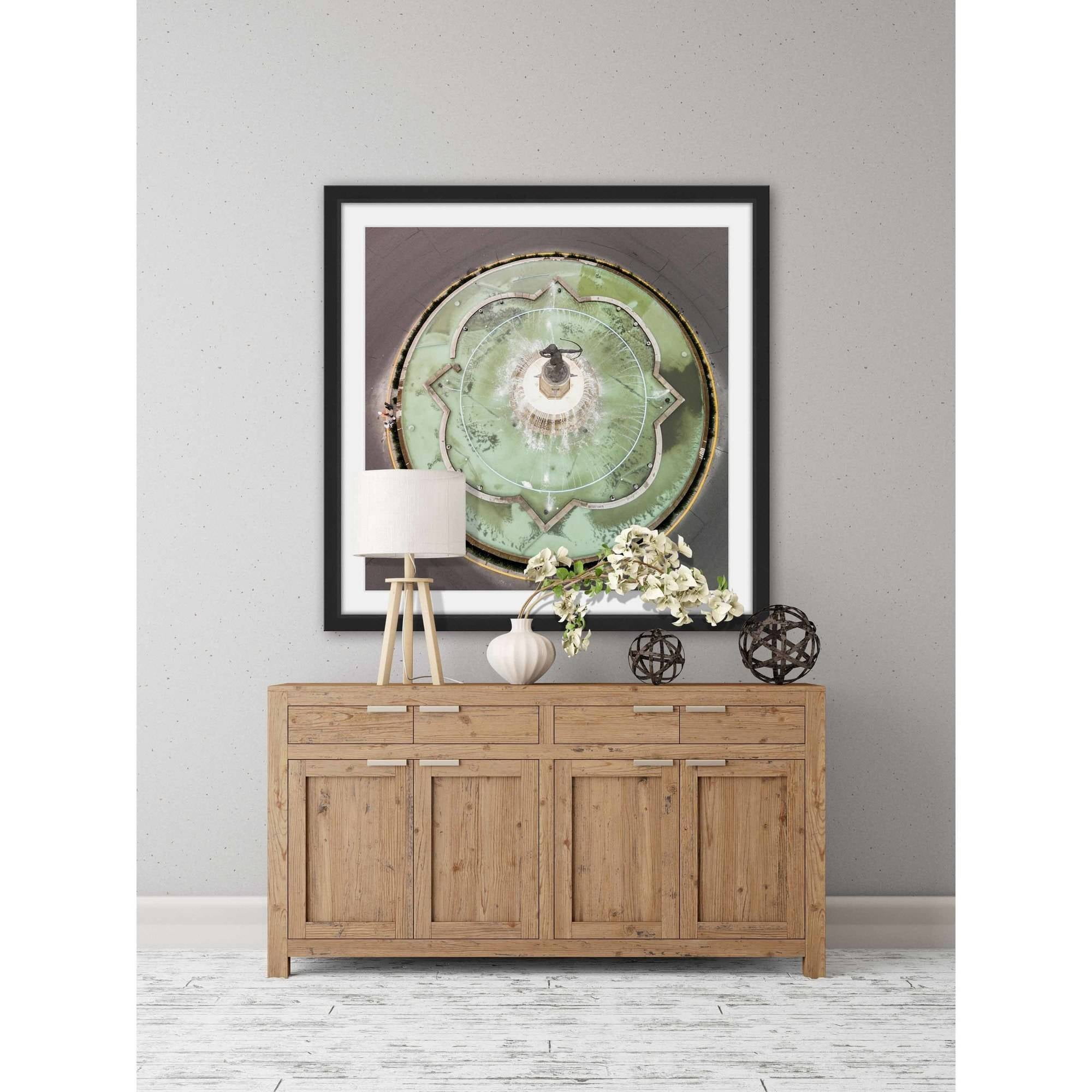"Archer Statue" Framed Painting Print