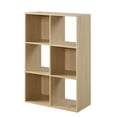 thumbnail image 1 of Mainstays 6-Cube Organizer, Birch, 1 of 7