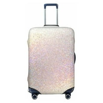 Easygdp Glitter Light Pearl Double-Sided Printed Elastic Suitcase Protective Cover,Invisible Zipper, Business Trip Luggage Cases,Washable And Resistant To Falling -Small