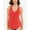Orange, variant on Women's Solid Taylor Underwire Tankini Swimsuit Orange Size 10