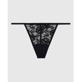 thumbnail image 2 of Lace G-String Panty in Tuxedo Black, 2 of 2