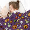 thumbnail image 4 of Halloween Throw Blanket 30" x 40" - Soft Flannel Blanket, Cozy Plush for Couch, Sofa & Bed, Fall Winter Decor, for Kids & Adults, 4 of 5