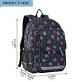 thumbnail image 2 of FORMRS Unisex School Backpack 17" Student Travel Bag with Laptop Compartment, Red Fireworks Pattern, 2 of 7