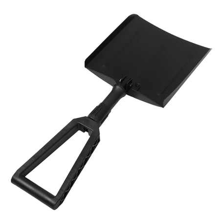 WORGEOUS Folding Snow Shovel with Iron Handle Lightweight Digging Shovel Portable Car Snow Removal Tool for Outdoor Activities Camping