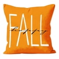 thumbnail image 2 of PiGOGI Orange Thanksgiving Pillow Covers Fall Throw Pillow Cases Orange Cushion Covers Soft Home Decor for Sofa Bedroom Polyester, 2 of 7