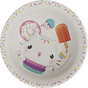 Zak Designs Gabbys Dollhouse 5.5in Melamine Bamboo Bowl With Rim