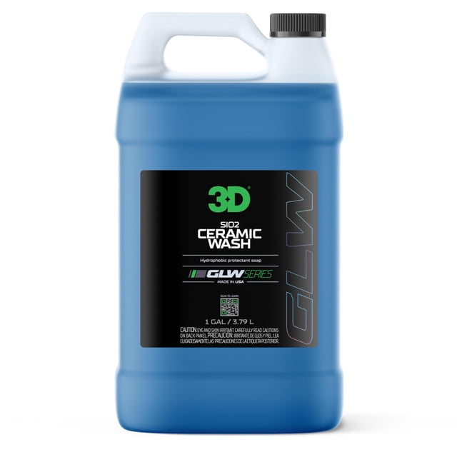 Shampoo para autos 3D SiO2 Ceramic Wash Wax 3,8 L pH neutro