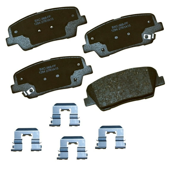 Disc Brake Pad Set Fits select: 2013-2016 HYUNDAI SANTA FE SPORT, 2007-2012 KIA SEDONA