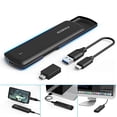 thumbnail image 2 of FIDECO M.2 NVME USB C SSD Adaptador de Caja, USB 3.1 Gen 2 10Gbps a NV, 2 of 2