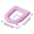thumbnail image 6 of Toilet Seat Cushion Pad, Waterproof Toilet Seat Cushion, Portable Padded Cover | Reusable EVA Soft Pad for Comfort and Hygiene in Home, Travel, 6 of 8