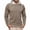 Khaki, variant on Kureaily Men's Slim Fit Hoodie Casual Pullover Sweatshirt For Everyday Wear Lightweight Comfortable Streetwear Top With Classic Solid Design Men's Crewneck Sweatshirts