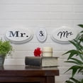 thumbnail image 3 of Mr and Mrs Enameled Metal Wall Plaques Set of 3, 3 of 3