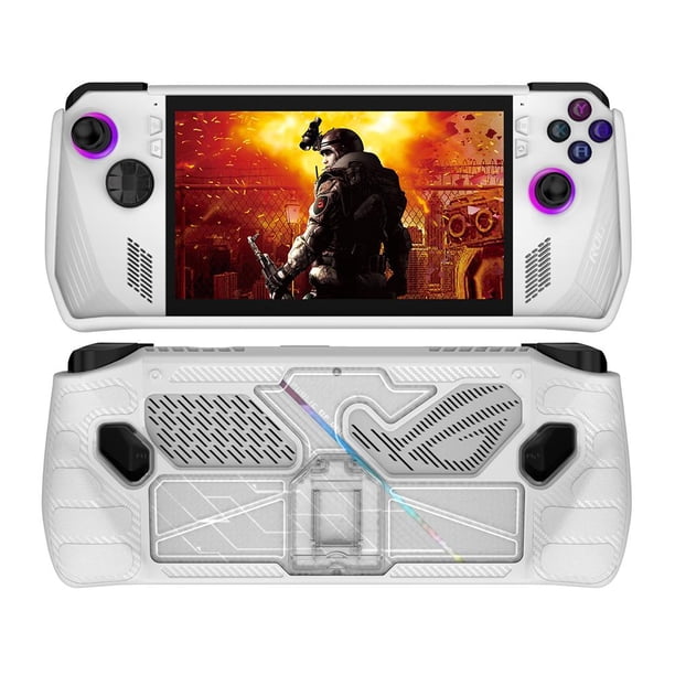 Funda protectora para consola de juegos con soporte para Asus Rog Ally (blanco) Kuymtek Para estrenar
