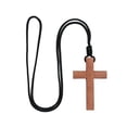 thumbnail image 2 of Collar con cruz de intercesión, cruz de madera, crucifijo en cuerda, 2 of 6